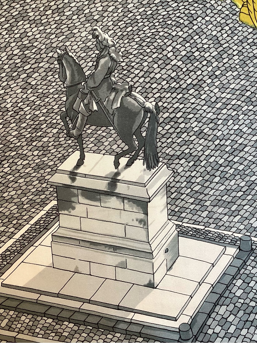 Le Pave du Roy, Hermès carré by Hugo Grygkar - Picture 4 of 16